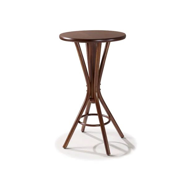 Bistrô Luxemburgo Madeira Maciça na cor Cappuccino