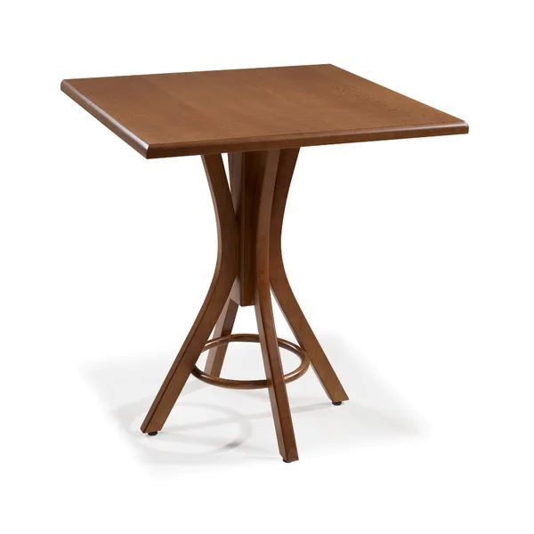 Mesa Fine Modelo Quadrada na cor Imbuia